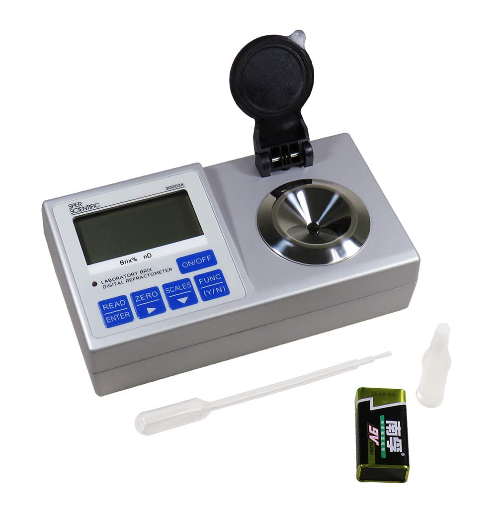 Sper Scientific 300034 Lab Digital Refractometer, Brix: 0~95%