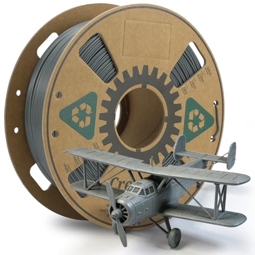 Creator High Speed PLA 3D Printer Filament 1.75mm, Rapid PLA for Max 500mm/s High Speed Printing, High Fluidity 3D Printing Filament 1kg Spool, Iron Gray