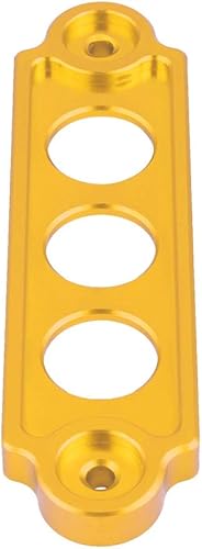 Miniatura 8 de Fydun Soporte de amarre de batería, batería de carreras de coches, bloqueo de soporte de sujeción anodizado para CivicCRX 1988-2000 (dorado)