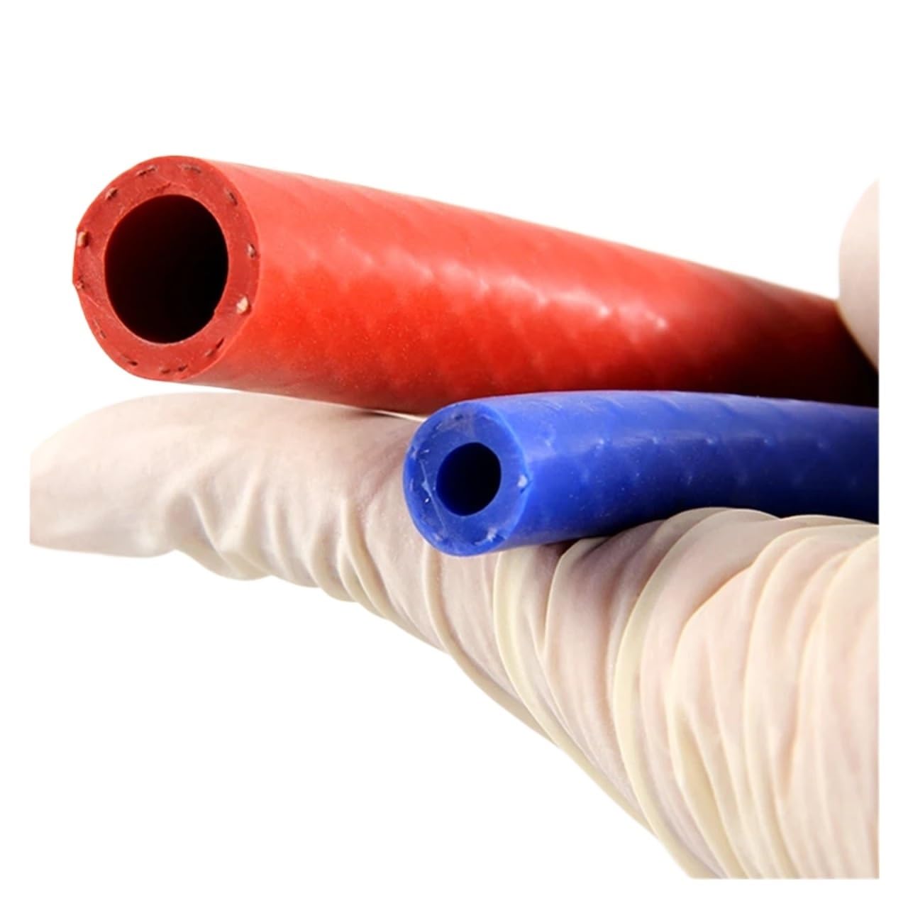 6/8/10/12mm Silikon Schlauch Automobil Heizung Wasser Rohr Motor Temperatur Vakuum Doppel Schicht Geflochtenen draht 1-3M(12x18mm-Blue,3 M)