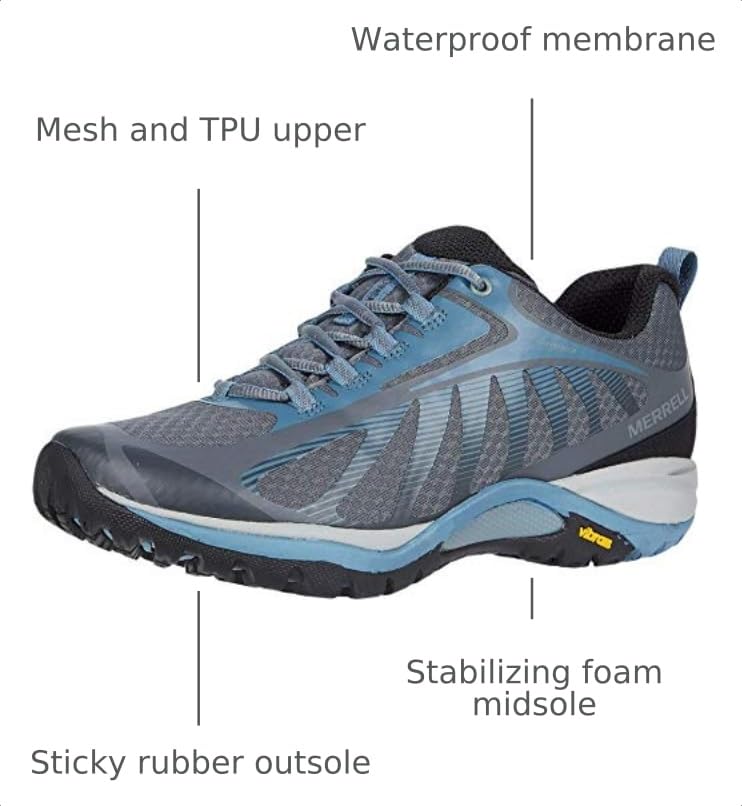 Image of Merrell Women's Siren Edge Waterproof Walking Shoe