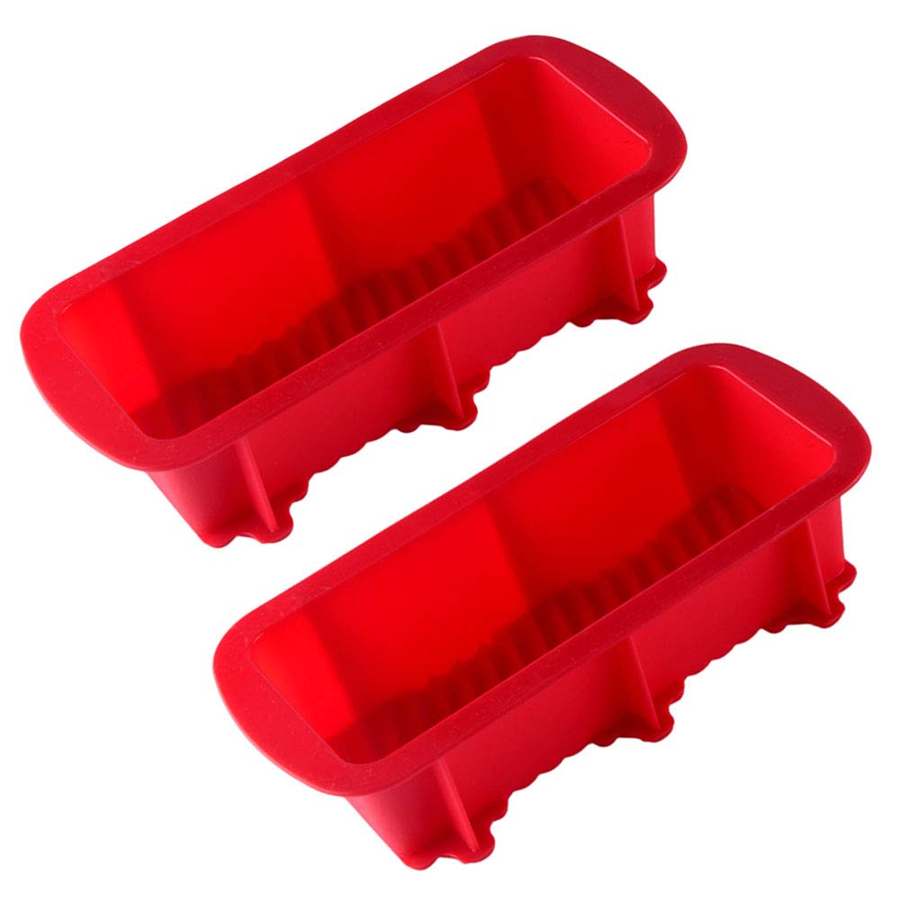2er Set Silikon-Brotformen Mit Metallrahmen – Faltbar, Antihaft, Ofenfest Bis 230°C, 27,9x12,7x6,3 Cm