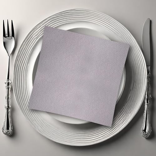 Serviettes en papier de table par 30 au pliage 1/4