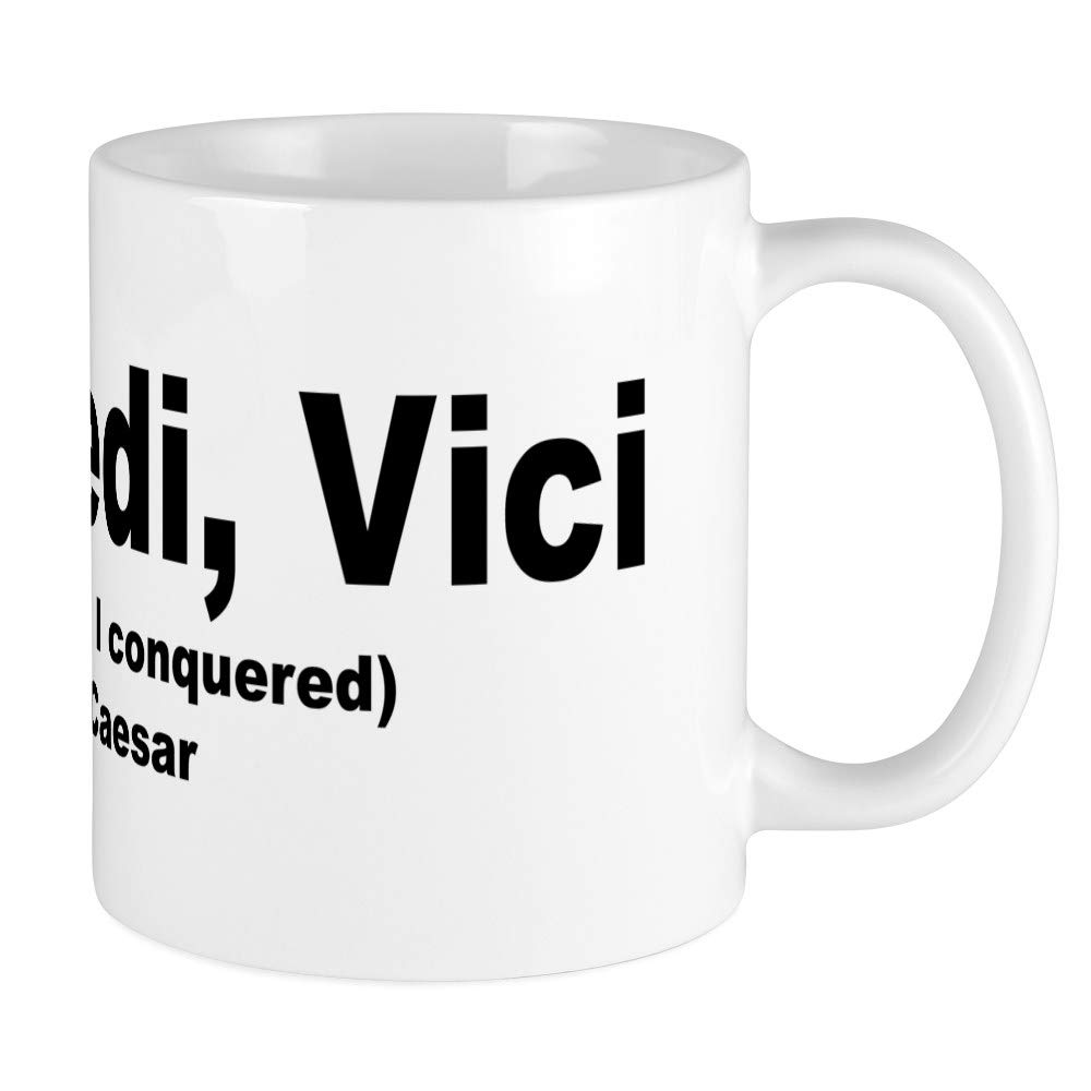 CafePress Veni Vedi Vici Caesar Quote Mug Ceramic Coffee Mug, Tea Cup 11 oz