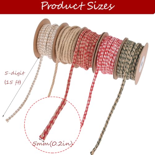 Cordón de algodón de alta calidad para macramé y diseño natural 3