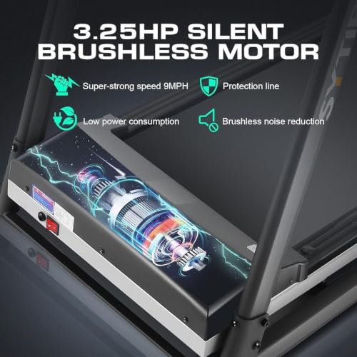 Image of FUNMILY Walking Pad Treadmill with Incline - 3.5HP Foldable Treadmills with 10 inch HD WiFi Touchscreen, 350 LBS Capacity Smart Running Machine with HiFi Speakers, Popular Apps & Interactive Entertainment