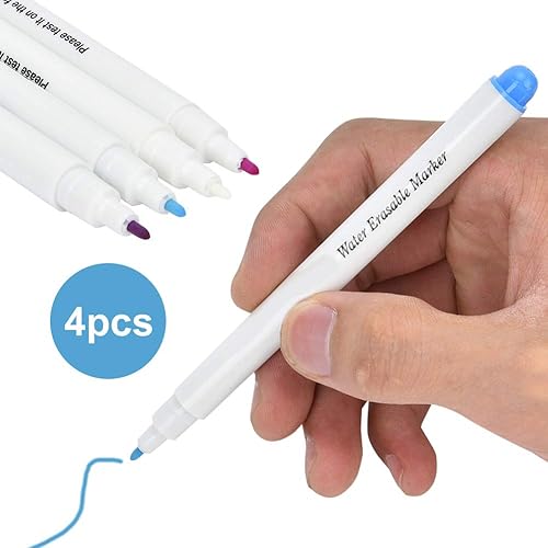 Miniatura 3 de Bolígrafo de marcado de tinta que desaparece, pluma borrable con agua y aire, marcador de tela, marcado temporal, pluma de desaparición automática