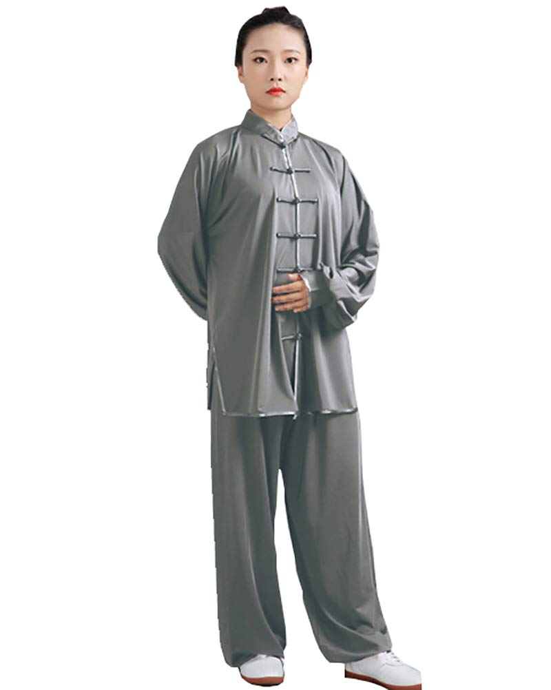 Daoba Women's Tai Chi Uniform Chinese Traditional Tai Chi Suits Martial Arts Wear Long Sleeve Morning Exercises Kung Fu Clothing