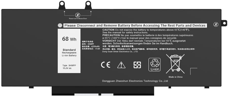 Amazon.co.jp: 3HWPPバッテリー 交換用電池Dell Latitude 5401 5410