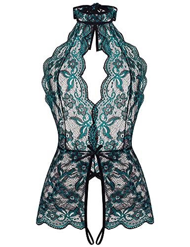 Image of Ababoon Women One Piece Lingerie Lace Sexy Baby Dolls Teddy Sleepwear