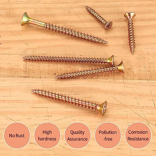 505 Pcs Screws for Wood Screws Self Tapping Screws Assortment Kit - Image 4