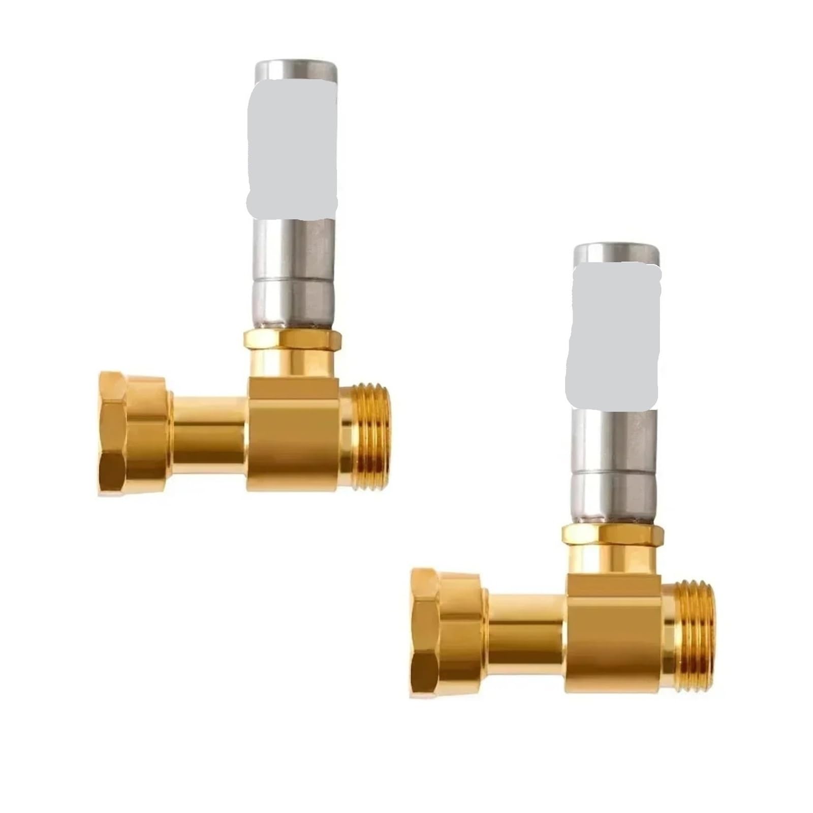 2PCS 3/4" NH Thread Tee Water Hammer Arrestor for Washing Machine(2PCS)