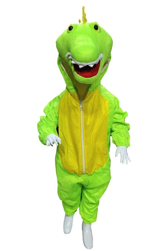 ARNIK FANCY DRESS Green T-REX Kids Dinosaur Costume Boys And Girls Halloween Costume (6-7 YEARS) (B0DDV17QVM) Amazon Price History, Amazon Price Tracker