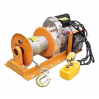 GEPCO Electric Clutch Winch With 220v Wire Rope 7MM GI (400-8000 KG) - Crane Lifting Small Tool Hoist, construction & industrial