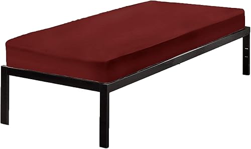 Miniatura 6 de Gilbins Juego de sábanas de algodón extra largas de 4 piezas para dormitorio universitario (espuma de mar)