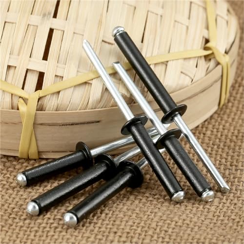 Rivets aveugles alu noir M2.4 pour fixation marine et assemblage - 5