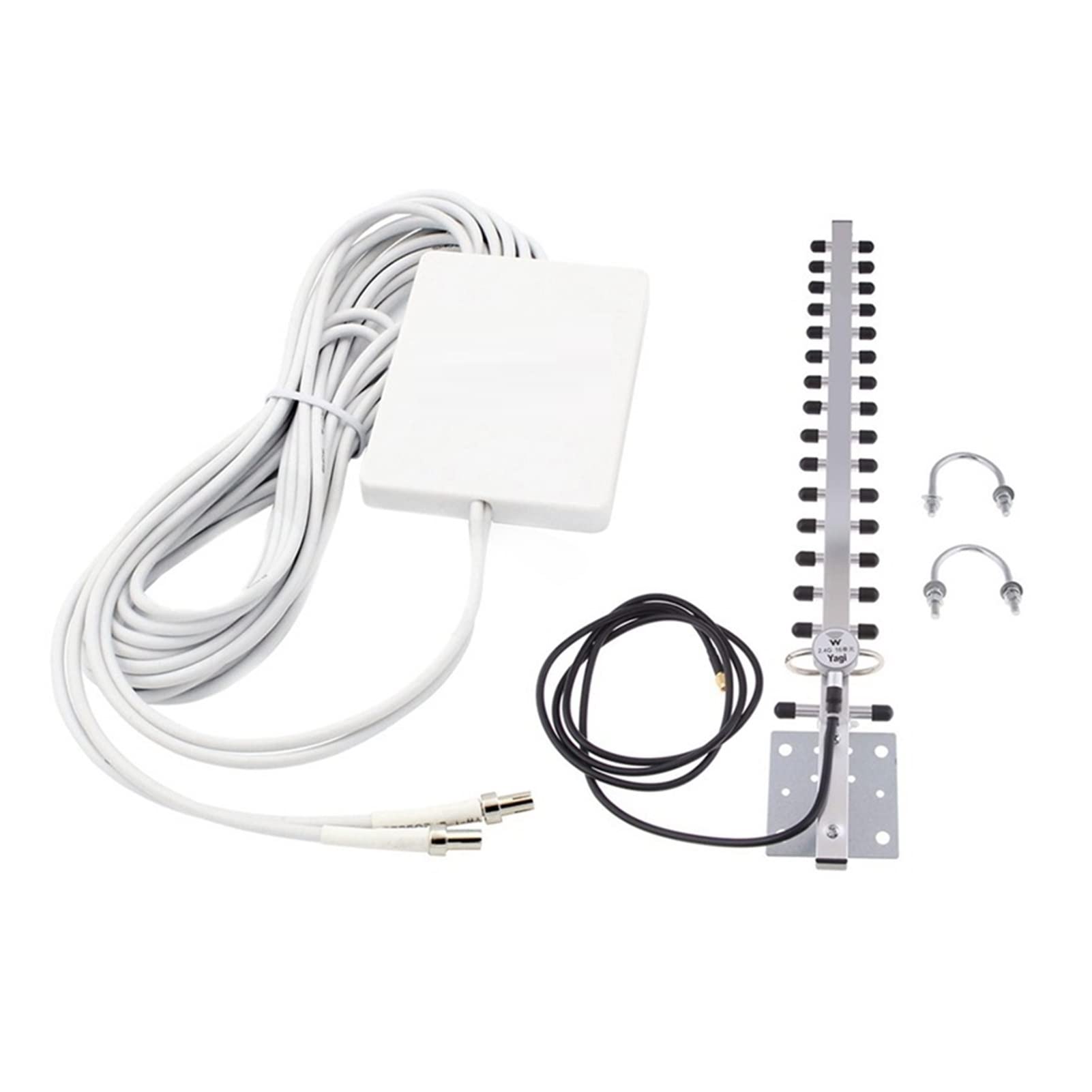 Antena Wi-Fi 2,4 GHz 25 dBi Rp Sma zewnętrzna bezprzewodowa antena Yagi kierunkowa i antena 4G LTE złącze TS9