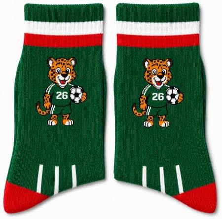 Mexico Soccer Socks, Football Crew Socks for Fans, Sports Gift image 2