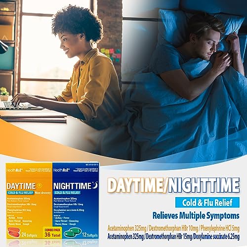 Healtha2Z ® Daytime And Nighttime | Cold & Flu Medicine thumb #3