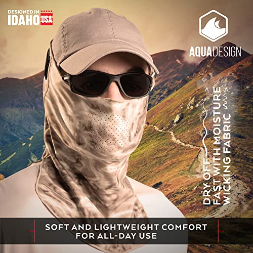 Sun Wind Mask for Men Size Adjustable XS-2XL: UPF 50+ Half Mask Tube4