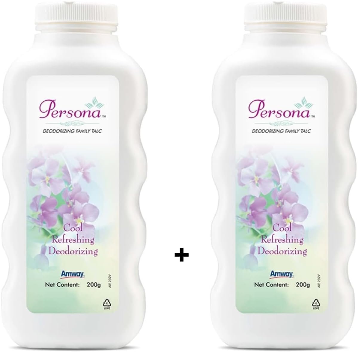 Persona Talc Powder,Sandalwood, Rose, 200Gm, Qty-2