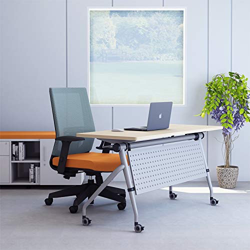 Image of MONARCH Lean Foldable Table Engineered Wood Study Table, Laptop, Computer Table Desk for Home & Office | Work from Home