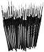 Price comparison product image Major Brushes 15153450 Artist Synthetic Sable Paint Brush, Various Size, School Pack, Pack of 50