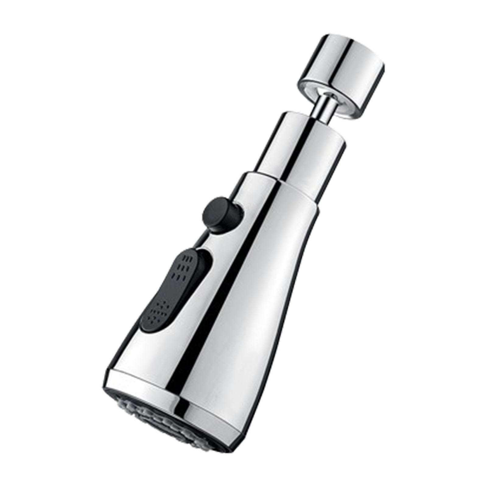 QIXCXAZ Faucet Extender Kitchen Faucet Extender Swivel Nozzle Head 360 Degree Rotatable Copper Alloy Efficiency 360° Rotatable Sprayer Head Replacement
