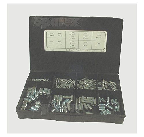 Sparex, S.2939 Setscrew Kit, Metric, 220 Pc For Various Makes