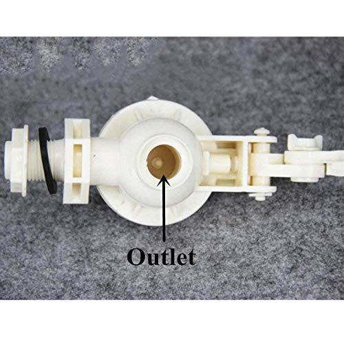 Herramientas de reparación de tuberías 3pcs 1/2" 3/4" 1" rosca macho de la válvula de esfera flotante varilla larga ajustable ABS de nivel de agua del tanque del acuario Torre de refrigeración con Nut