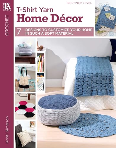 T-Shirt Yarn Home Décor: 11 Crochet Home Décor Projects
