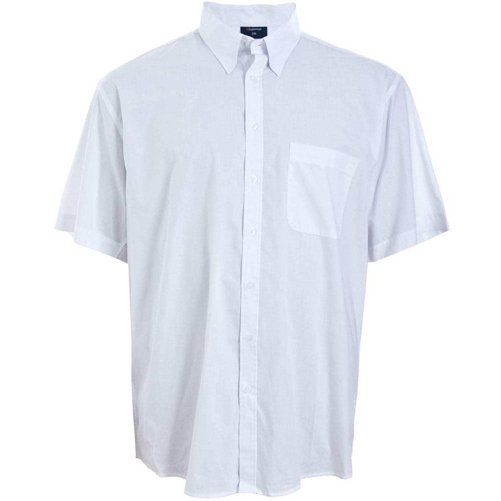 Espionage Plain Short Sleeve Shirts SH147 In Sizes 7XL and 8XL
