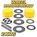 HD Switch Rear Wheel Axle Key & Hardware Kit fits John Deere M82401 M143338 R27434 M123254 GX21931 24H1398 M40514 M88385 M41361 GY20637 GY21514 fits Scotts Sabre