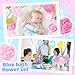 Pickmesh 24 Sets Baby Shower Party Favors, 30g Loofah Sponge Bulk with Tags Kit, Table Centerpieces for Boys Girls Baby Shower Gender Reveal Party Game Prize Return Gift (Pink)