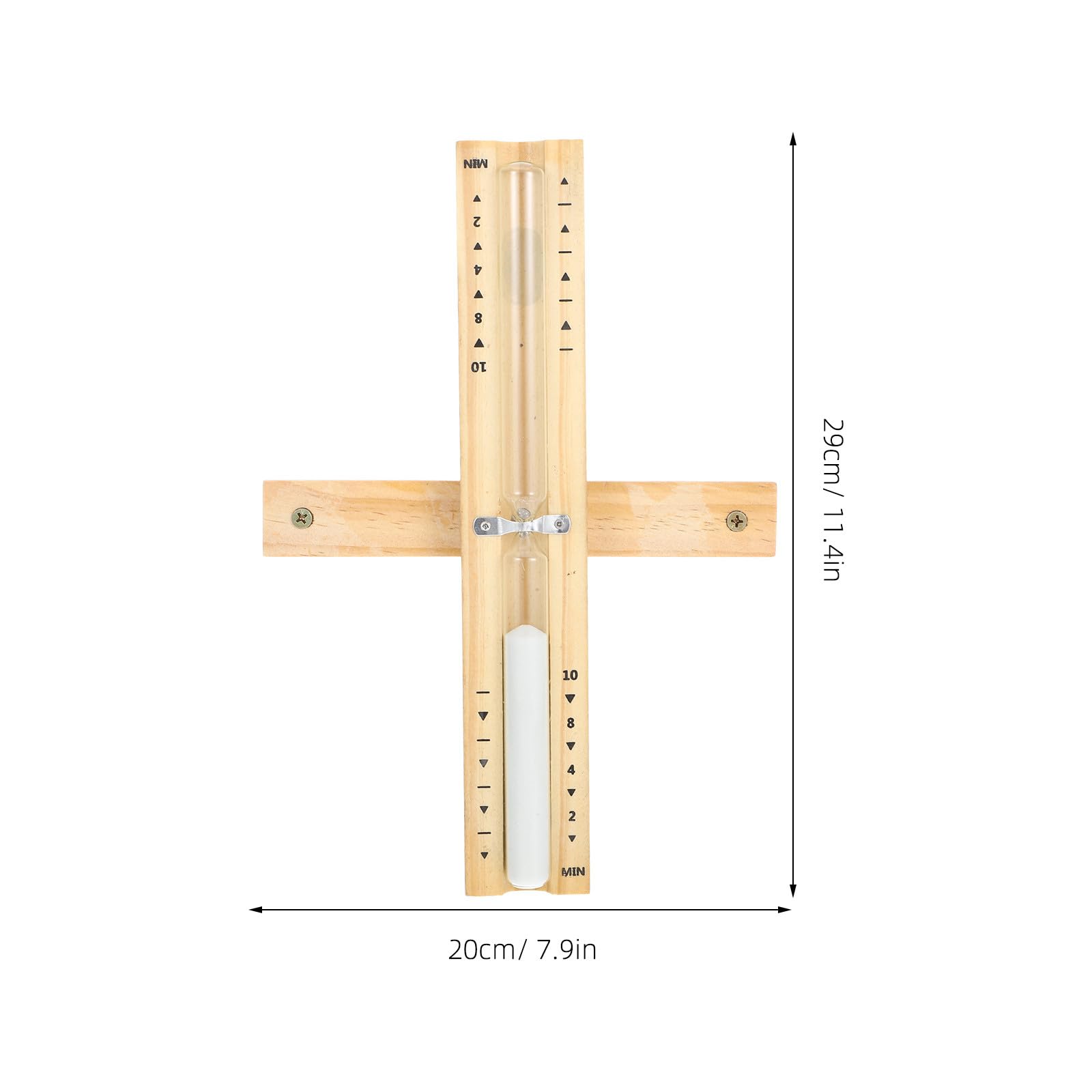 Sanduhr und Klassischem Design mit Glatter Oberfläche Glas 10 Minuten Sauna Raum Timer für Dekorative Wohn und Küchenanwendung