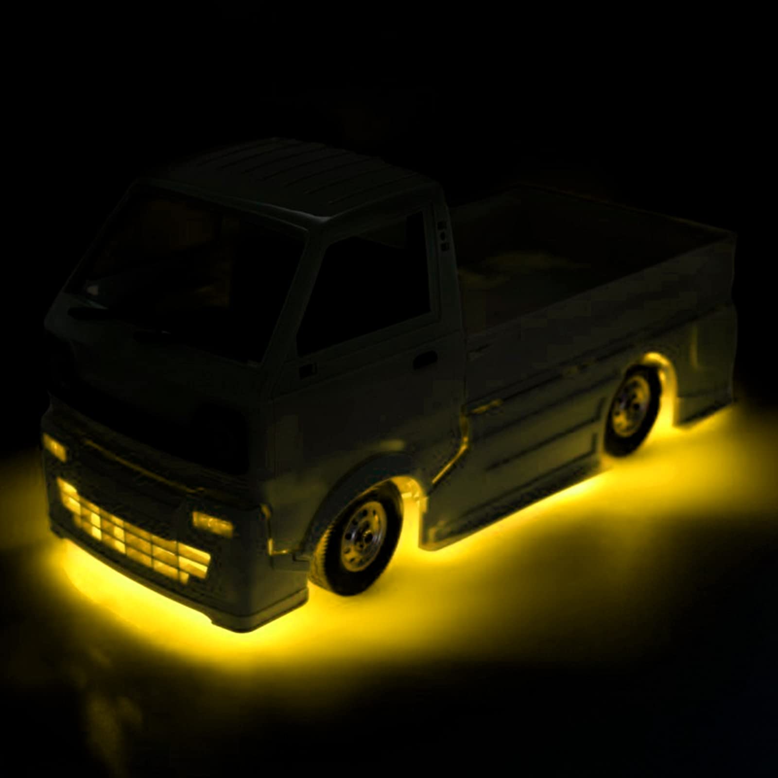 LED Modificato RC Wide Body Kit per WPL D12 Truck (YELLOW)