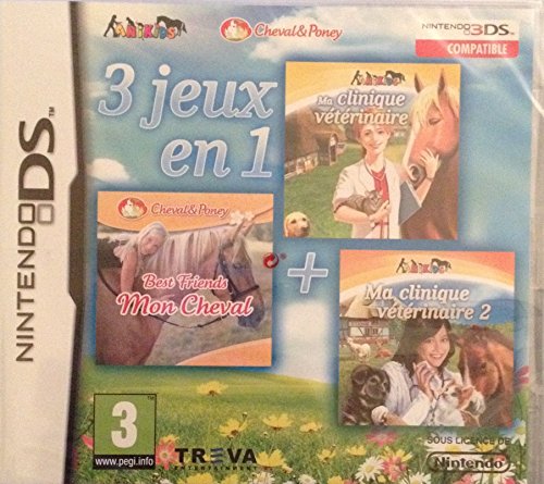 Jeu Ma Clinique Vétérinaire 1 2 et Best Friends Mon Cheval 3 en 1