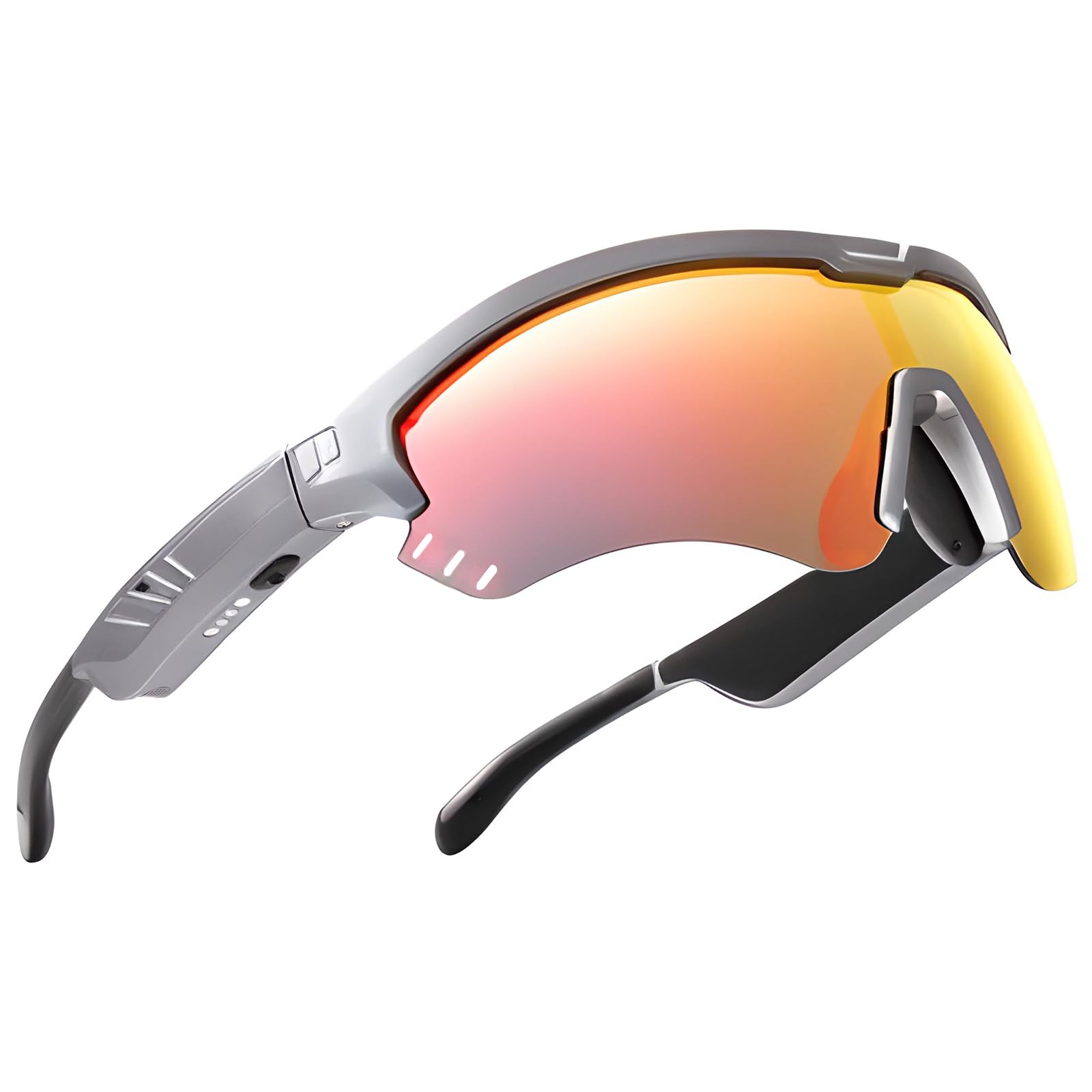 PANTONA Gafas de Sol Inteligentes - Bluetooth, Protección UV400, Lentes Polarizadas,Montura TR90 - Ideales para Deportes y Ciclismo, Diseño de Oído Abierto