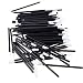 KOLIGHT Disposable Cosmetic Lip Brush Lipstick Gloss Wands Applicator Makeup Tools (1000pcs, Black)