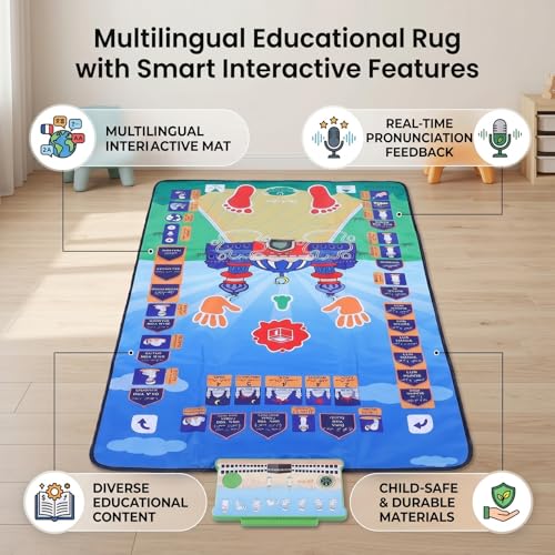 Alfombra interactiva multilingüe Garsent con guía de pronunciación 5