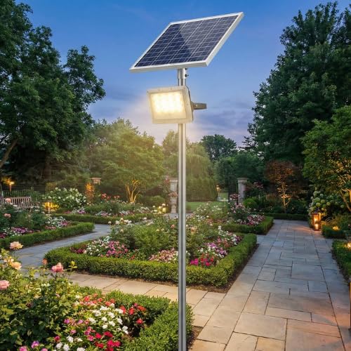 Solar Panel Flood Light | Outdoor Waterproof LED Lighting for Garden Yard Security.-image-46