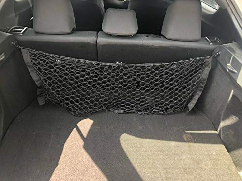EACCESSORIES EA Rear Trunk Organizer Cargo Net for Toyota C-HR 2018-2022 – Envelope Style Cargo Net for SUV - Premium Mesh Elastic Car Trunk Organizer Vehicle Carrier Storage –Compatible with C-HR