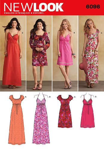 New Look Dresses Pattern 6096