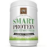 Grass Fed NATURAL Vanilla Whey Protein Powder - 100% NON GMO ● Delicious And Easy To Mix ● Non-Denatured Native Whey Concentrate ● 30 Servings | 15g Of The Most Biologically Active Protein