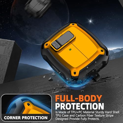 Image of Compatible with Samsung Galaxy Buds3 FE (2025) / Buds3 Pro (2024) / Buds 3 Case (2024) with Secure Lock Clip & Cleaning kit