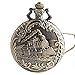 Produktbild joielavie Taschenuhr Halskette Anhänger Modell Lokomotive Quartz Taschenuhr Legierung Fantasie Herren Damen Geschenk