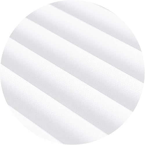 Miniatura 4 de Paquete de 6 persianas temporales sin cordones de tela plisada filtrante de luz, fáciles de cortar e instalar, con 12 clips, 36 x 72 pulgadas,