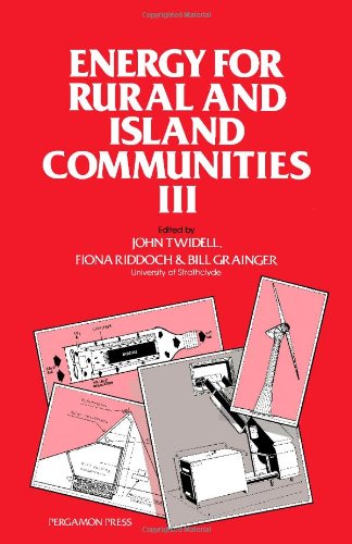 Energy for Rural and Island Communities III: Proceedings