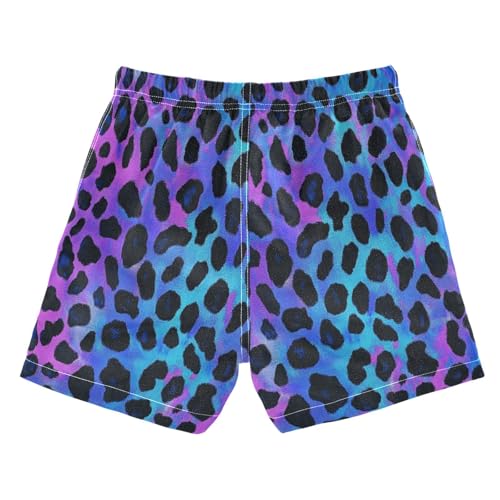 Boccsty Galaxy Leopard Print Boys Swim Trunks Baby Kids Swimwear Summer Toddler Beach Board Shorts 2T2