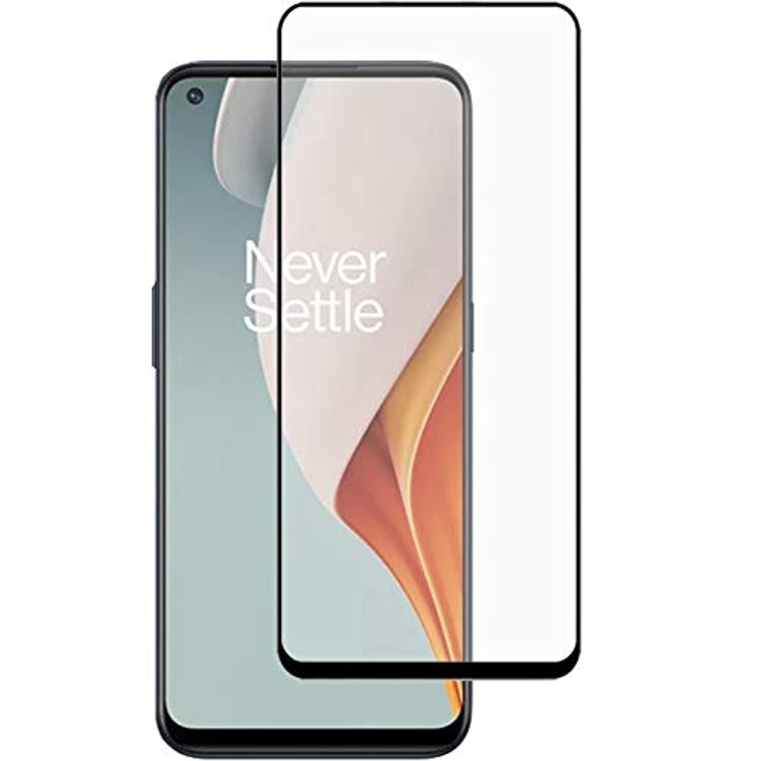OnePlus Nord N100 Screen Protector Glass Full Glue Tempered Screen Guard Anti-Fingerprints Shatter-Resistant for OnePlus Nord N100 by Nice.Store.UAE